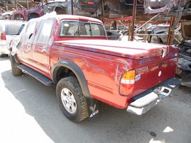 2004 Toyota Tacoma SR5 Double Cab Burgundy 3.4L AT 4WD Z21507